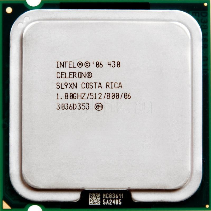 Intel costa rica. Процессор Intel Core Celeron 430. Intel Core 06 430. Intel 430 Celeron sl9xn. Celeron 06 430.